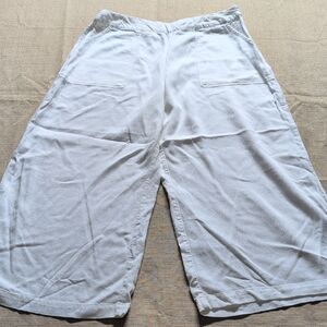 Abercrombie & Fitch White Cargo Shorts Relaxed Fit